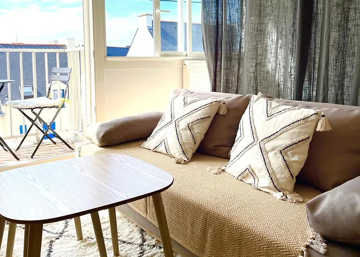 Quiberon: Superbe appartement vue mer centre ville